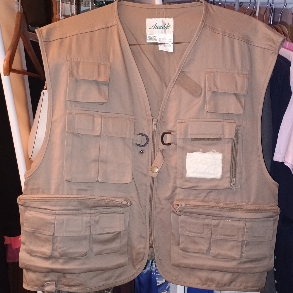 Tan Fisherman's Utility Vest